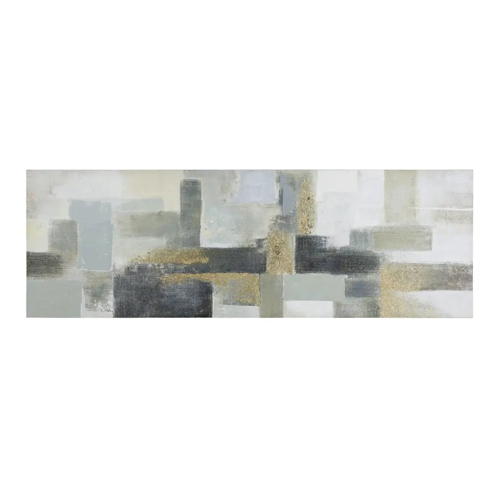 Cuadro negro y gris 150x50 - Casa del Mundo